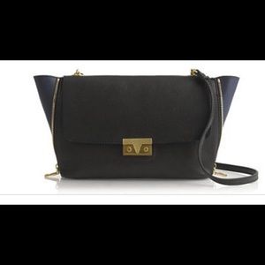 J Crew Goodwin Crossbody Bag - Black & Navy